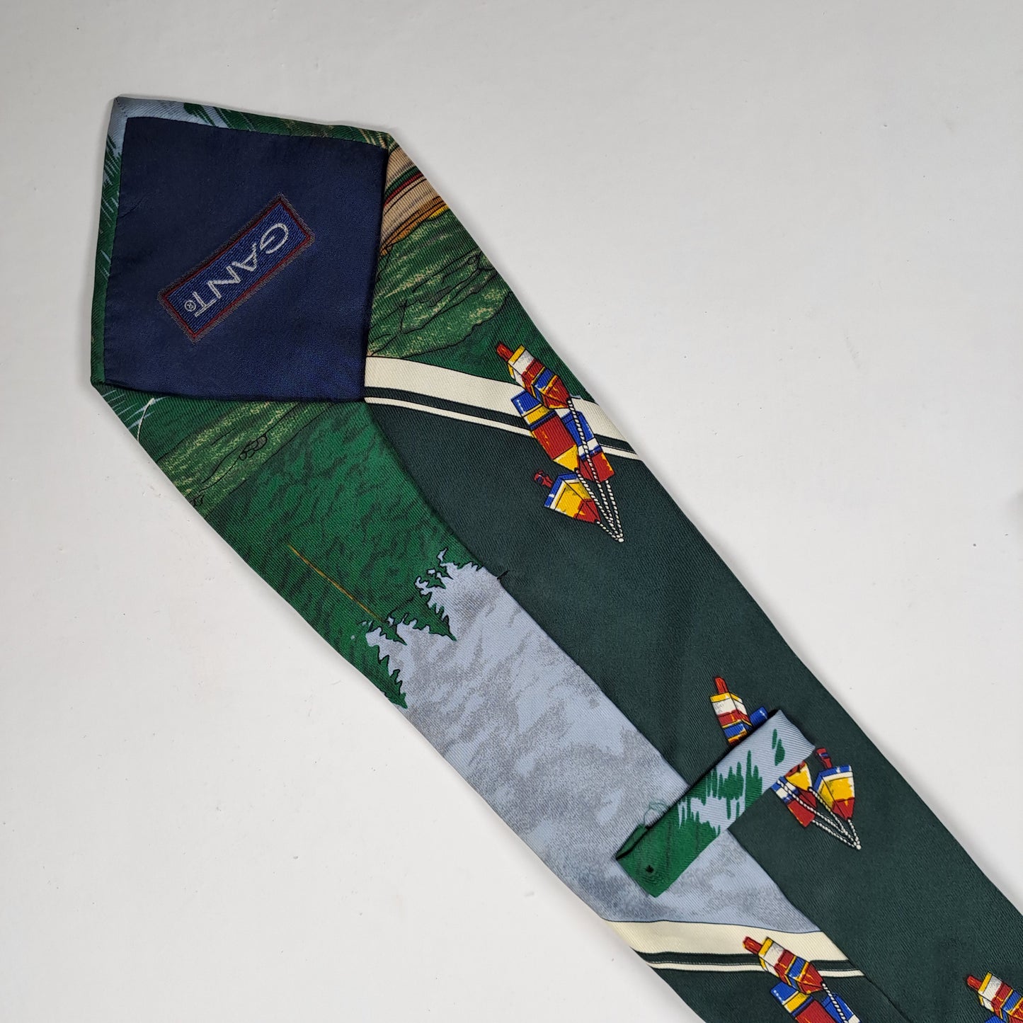 GANT Mens Multicolored Silk Tie