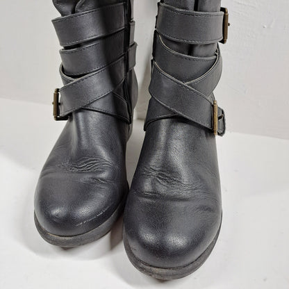 Mossimo Womens Biker Boots Size 39