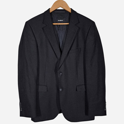 Strellson Mens Black Wool Blazer Size 50 / L