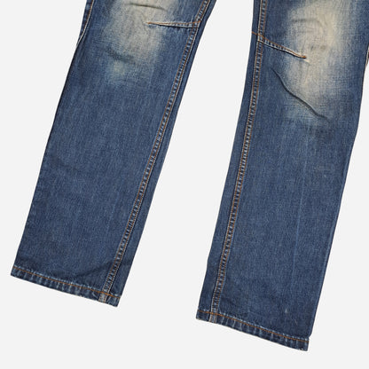 Y2K M.O.D Denim Naiste Sinised Teksad W33/L34