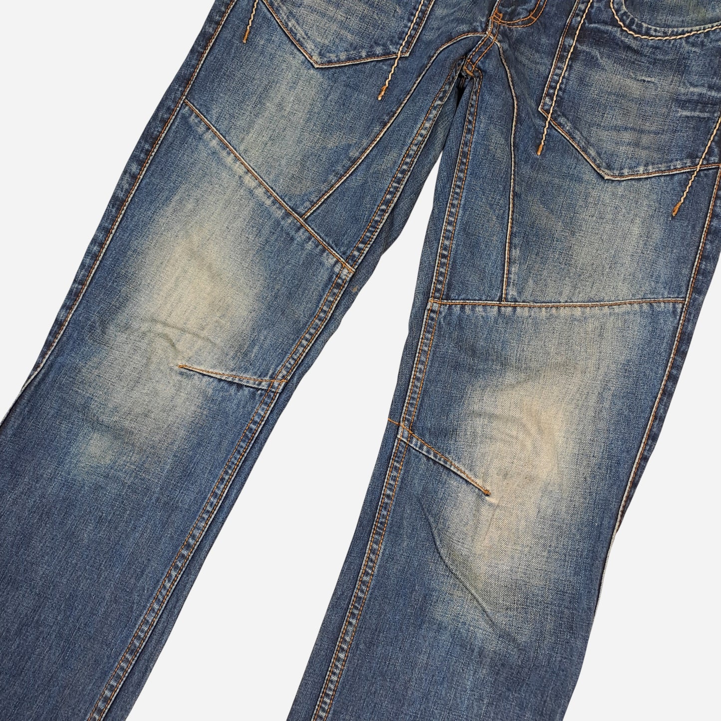 Y2K M.O.D Denim Naiste Sinised Teksad W33/L34
