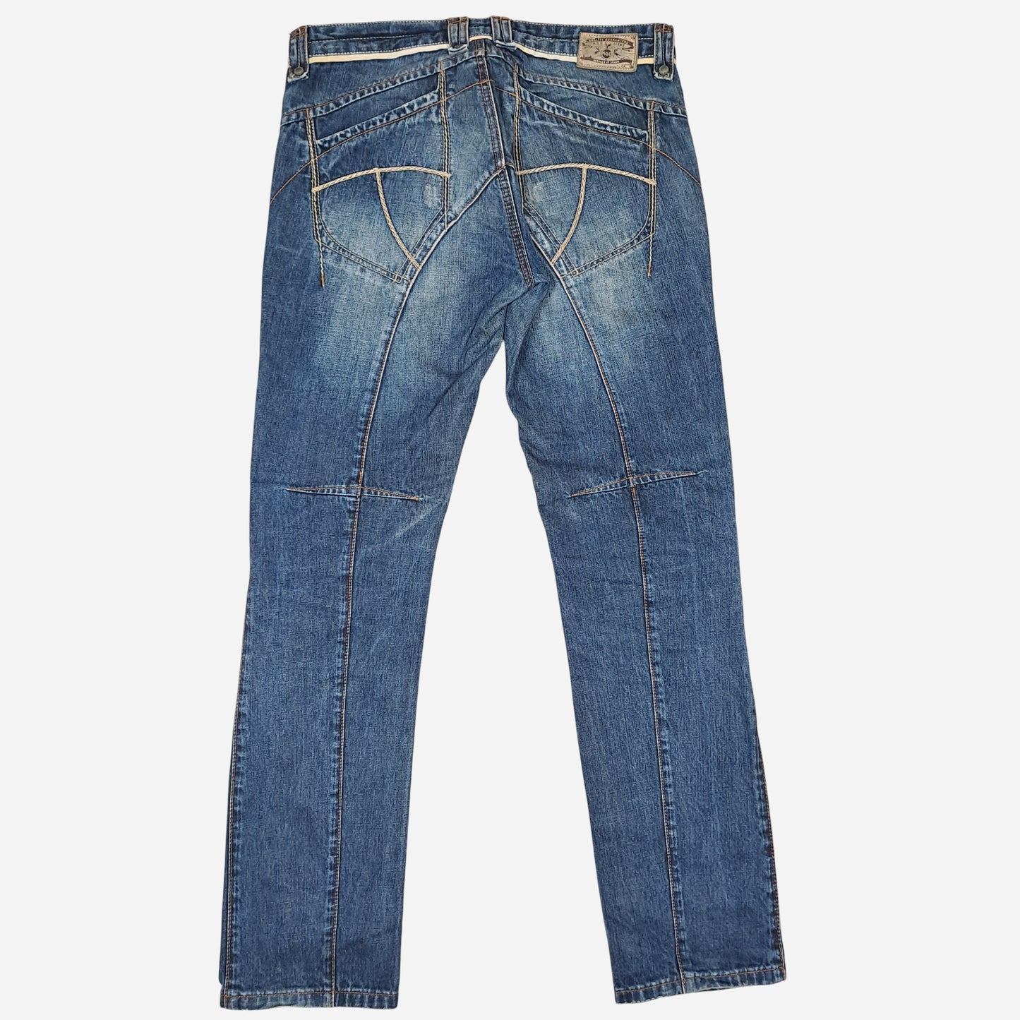 Y2K M.O.D Denim Naiste Sinised Teksad W33/L34