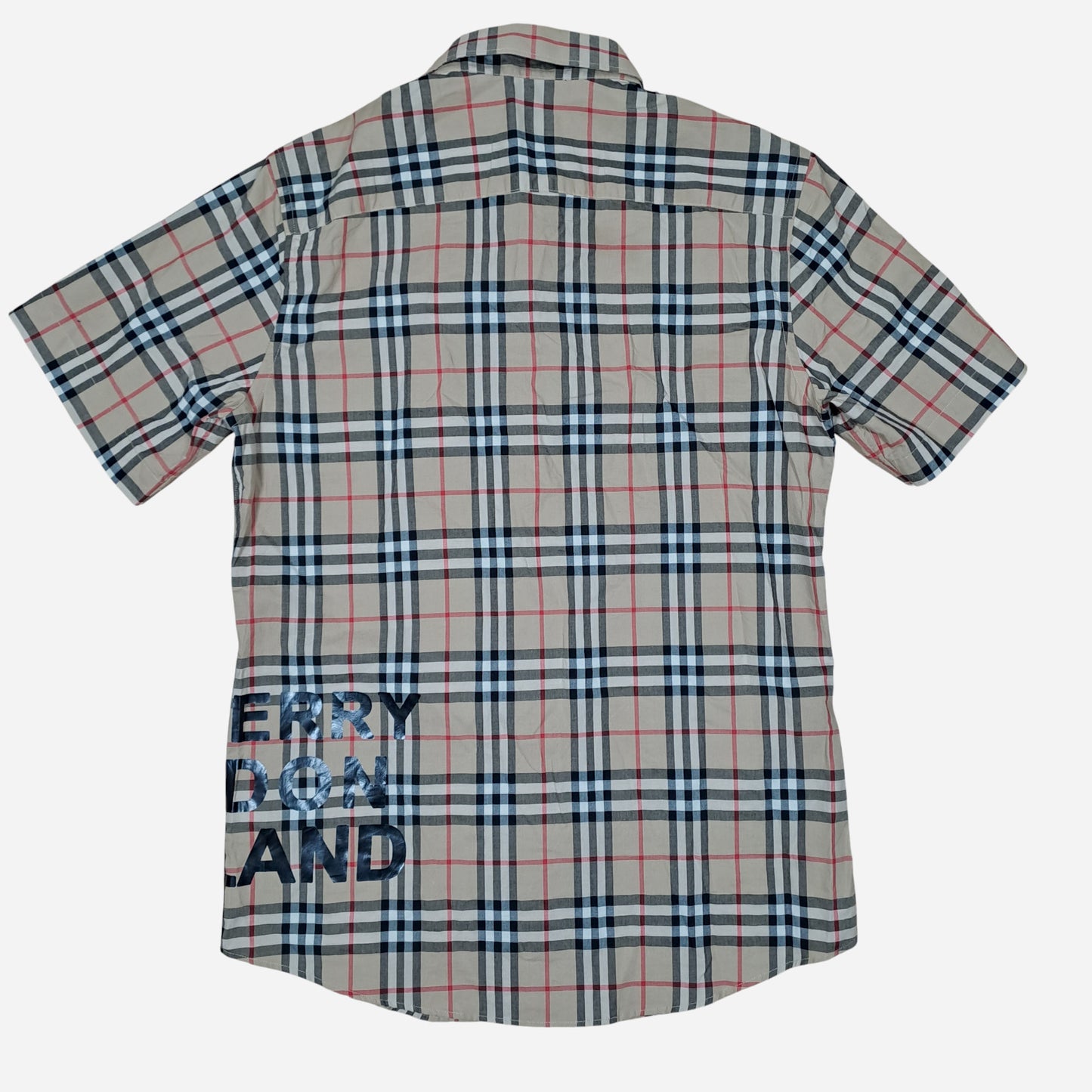 Burberry Mens Casual Nova Check Short Sleeve Shirt Size XL