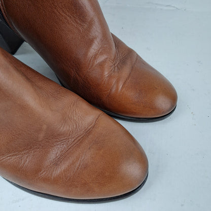 BOCAGE Womens Brown Leather Boots Size 38