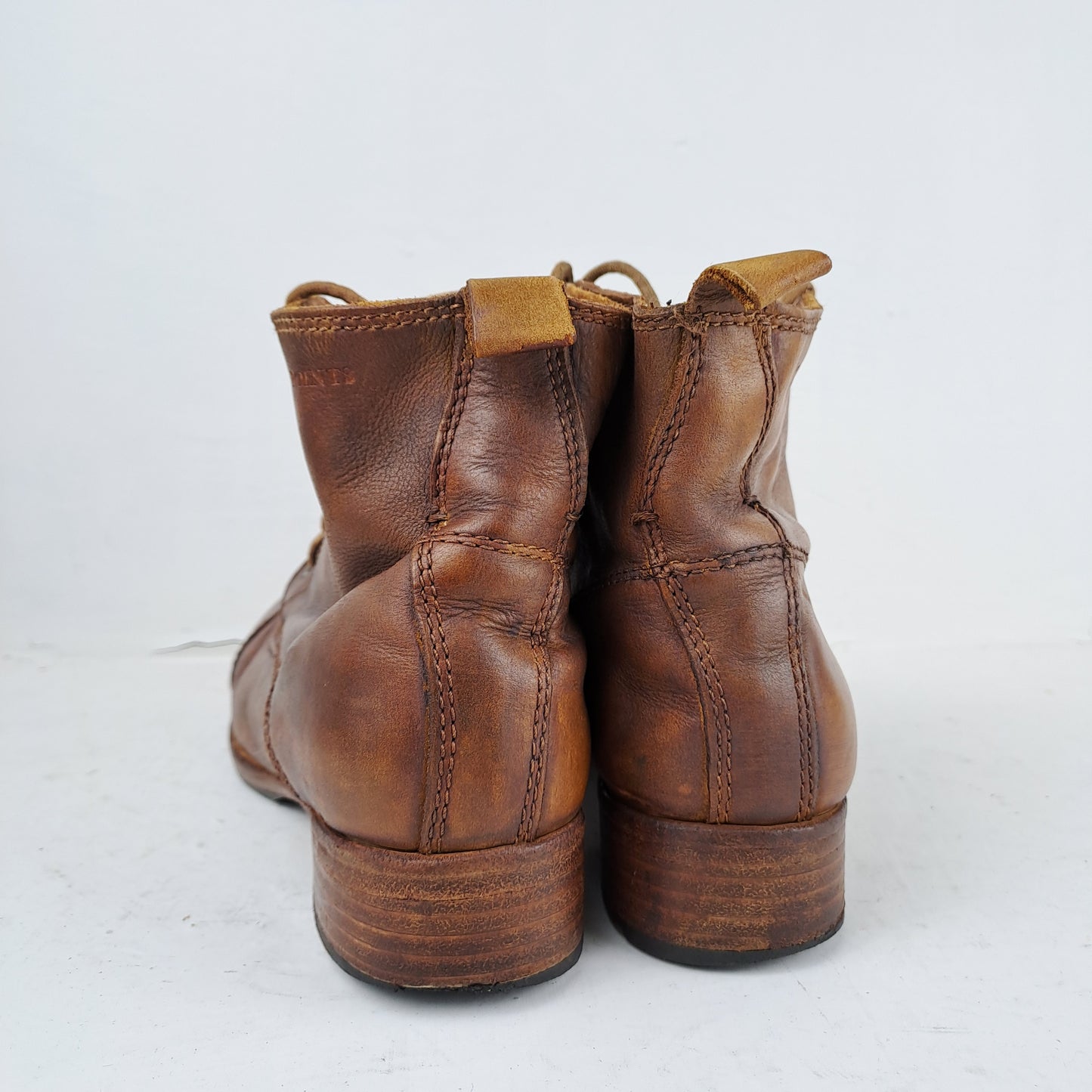 TEN POINTS Womens Brown Leather Boots Size 39
