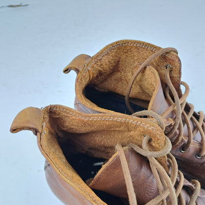TEN POINTS Womens Brown Leather Boots Size 39