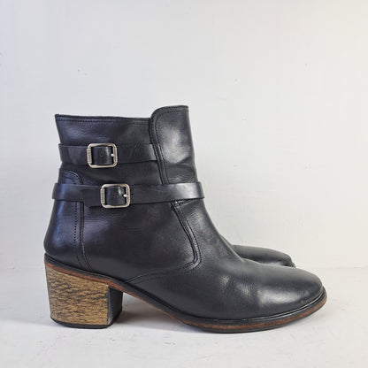 ESPRIT Women's Black Ankle Boots Size 40