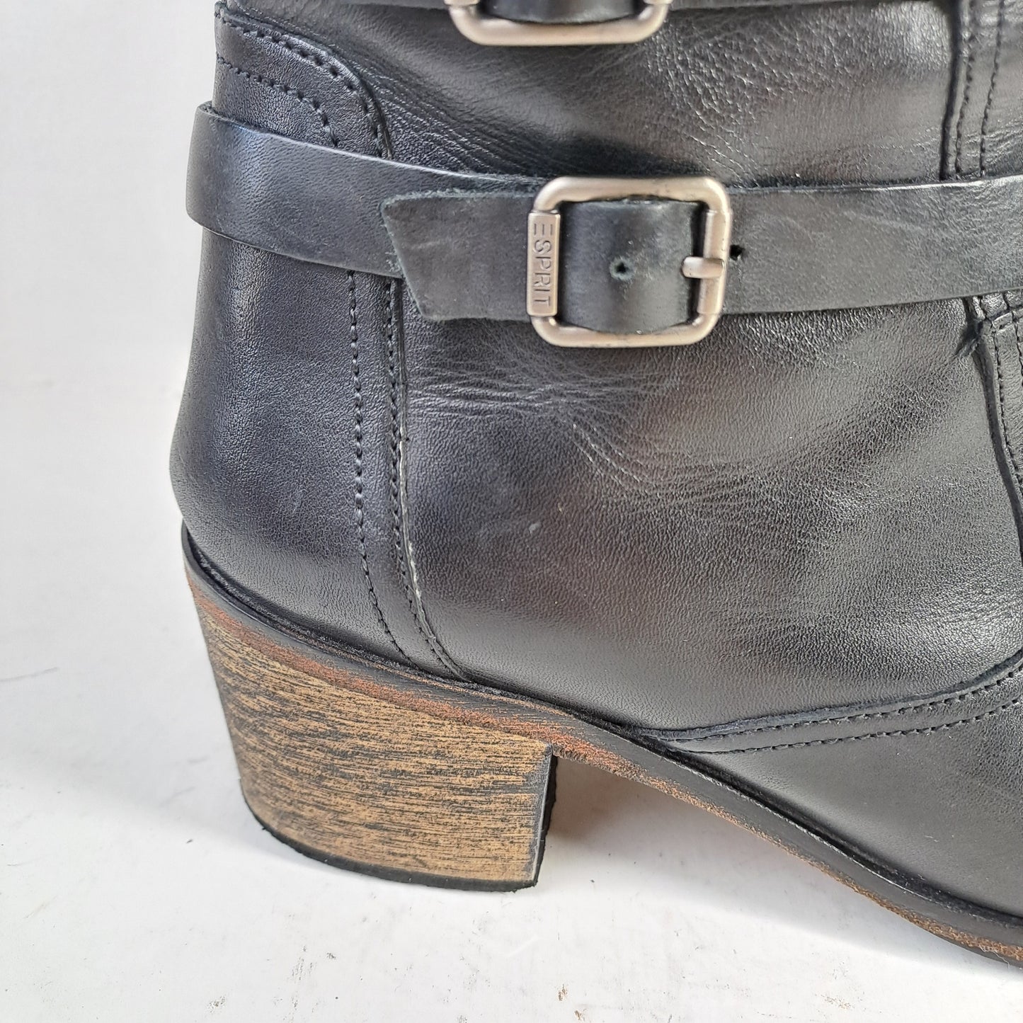 ESPRIT Women's Black Ankle Boots Size 40