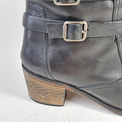 ESPRIT Women's Black Ankle Boots Size 40