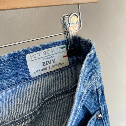 Diesel Ladies Zivy Blue Jeans Size 38