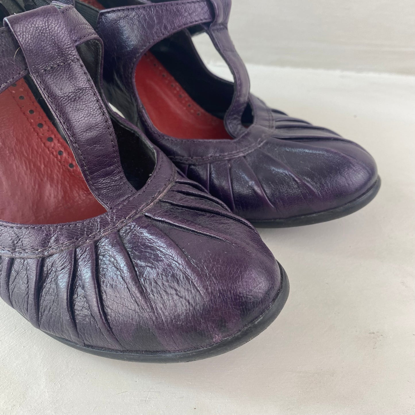 Womens Purple Heel Shoes Size 39