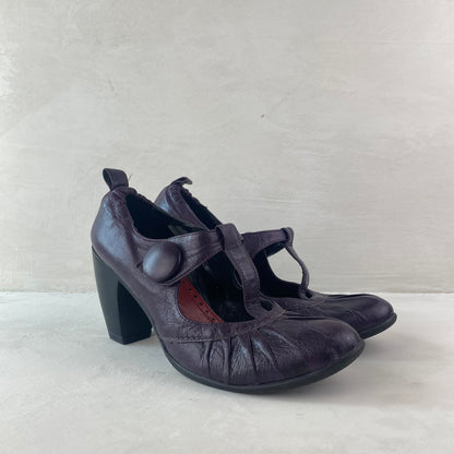 Womens Purple Heel Shoes Size 39