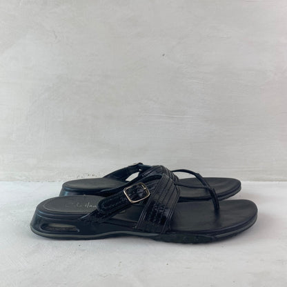 Cole Haan x Nike Air Ladies Black Sandals / Flip-Flops Size 38