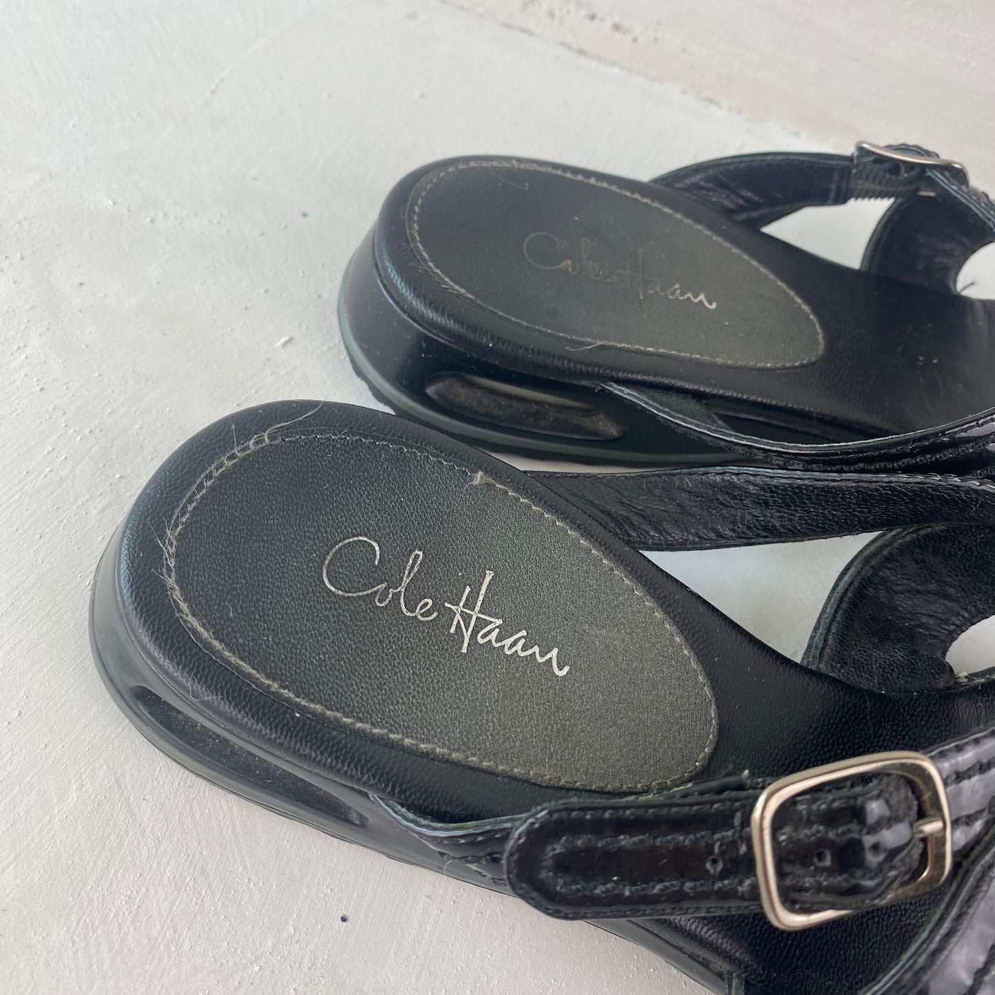 Cole Haan x Nike Air Ladies Black Sandals / Flip-Flops Size 38