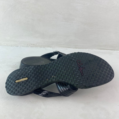 Cole Haan x Nike Air Ladies Black Sandals / Flip-Flops Size 38