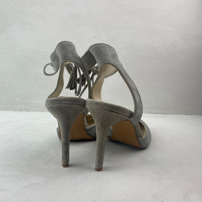 Vince Camuto Ladies Grey Strappy Shoes Size 37.5