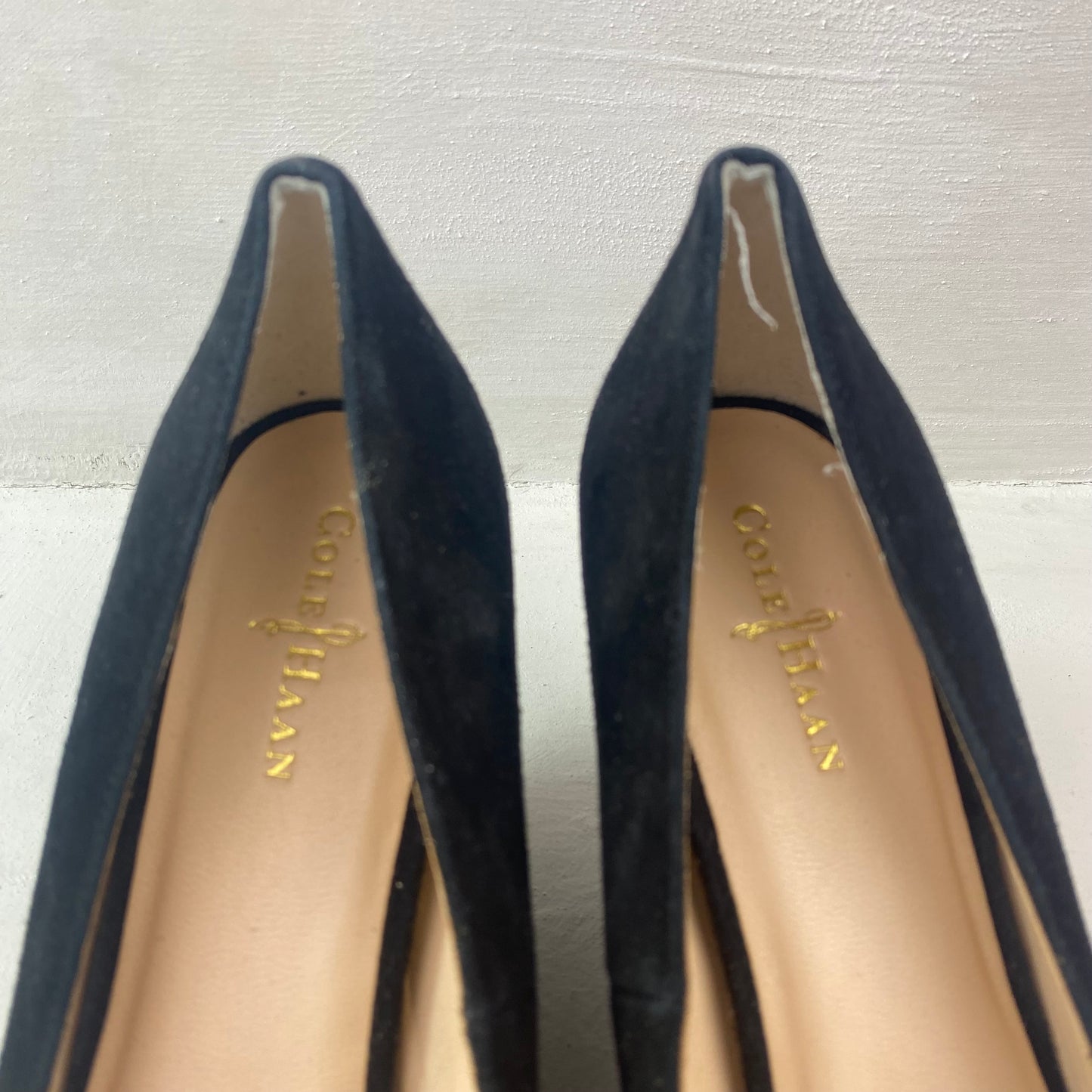 Cole Haan Ladies Black Wedge Heel Shoes Size 38