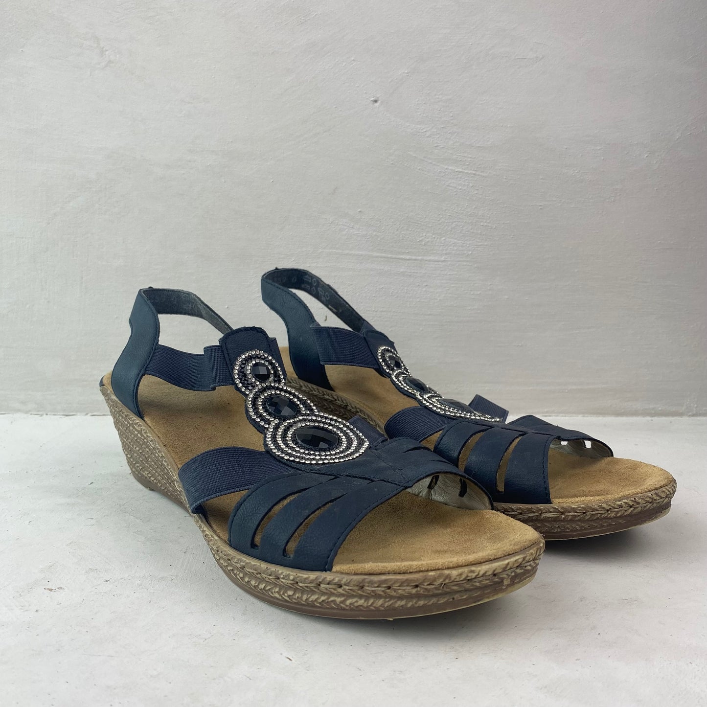 Rieker Ladies Sandals Srappy Shoes Size 41