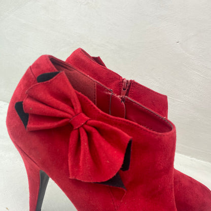 impo Ladies Red High Heel Shoes Size 43