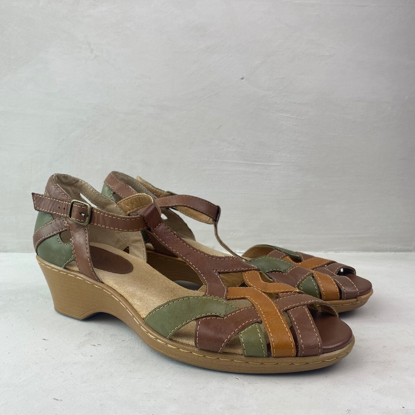 Softspots Ladies Sandals Srappy Shoes Size 39.5