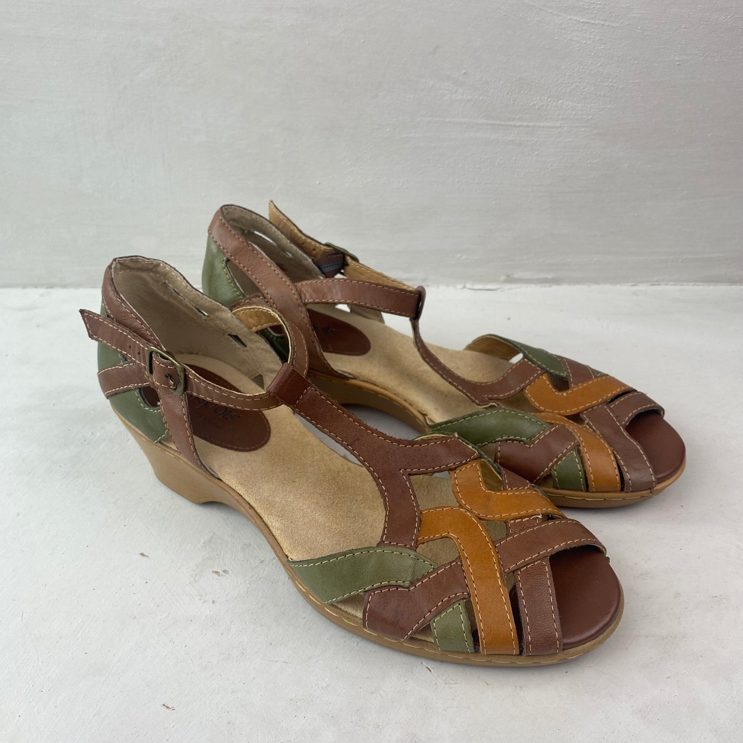 Softspots Ladies Sandals Srappy Shoes Size 39.5