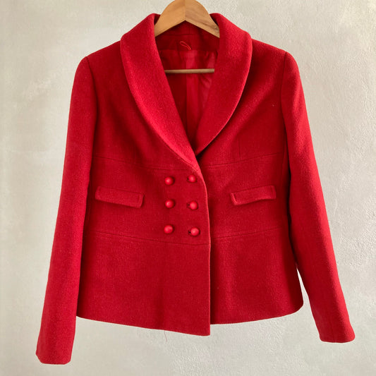 Vintage Womens Woollen Blazer Size 38