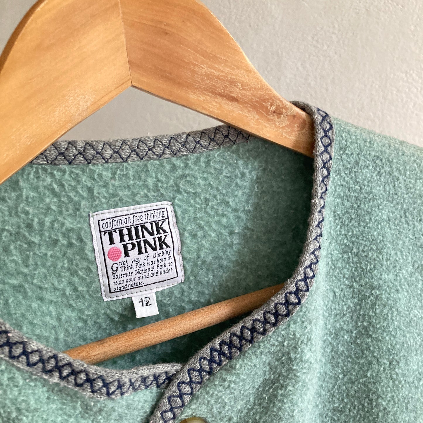 Think Pink Womens Fleece Size US12/XL