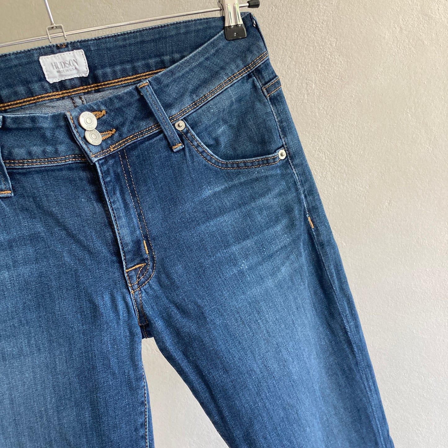 Hudson Ladies Blue Jeans Size 38