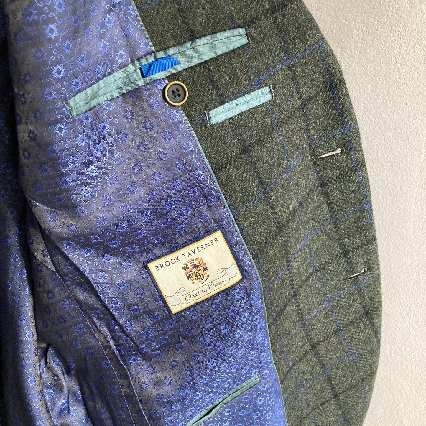 Brook Taverner Meeste Tviid jakk Bleiser Suurus EU58 / 2XL
Meeste Pintsak Suurus 54 / XL