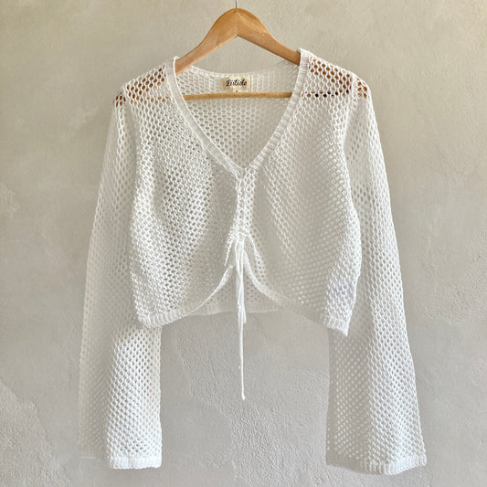 Womens Open Knit Top Size S