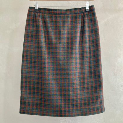 Vintage Womens Woollen Skirt Size 44