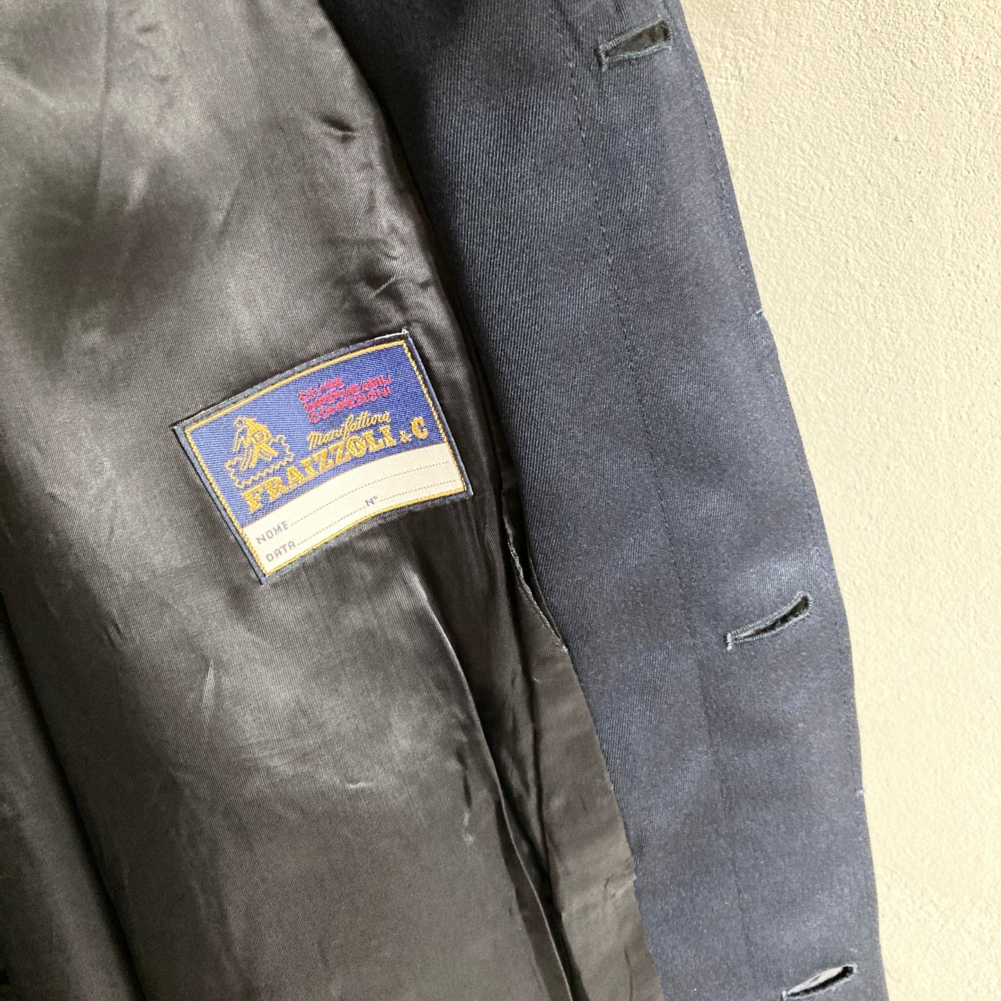 FRAIZZOLI & C Meeste Villane Mantel Suurus 56 / 2XL