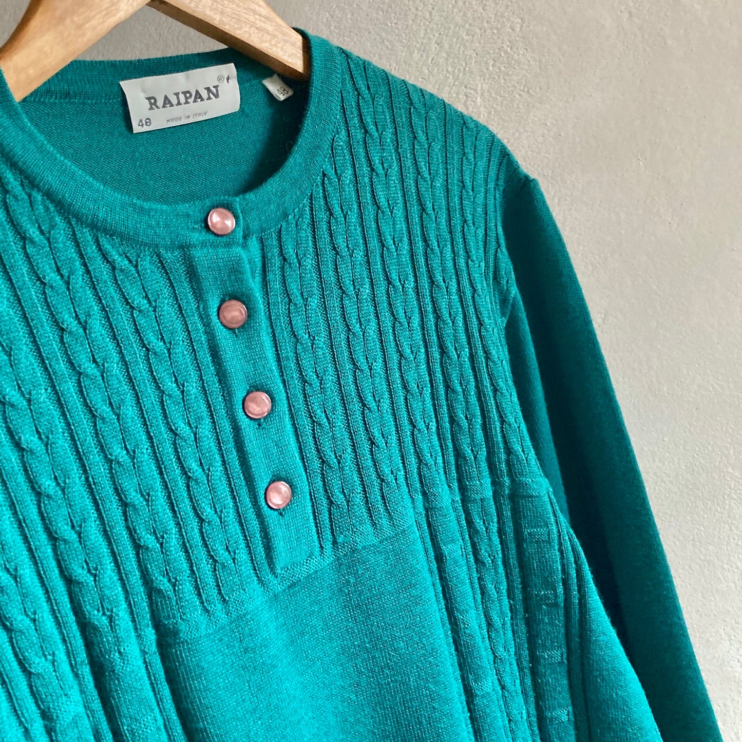 Vintage Womens Wool Jumper Size 40