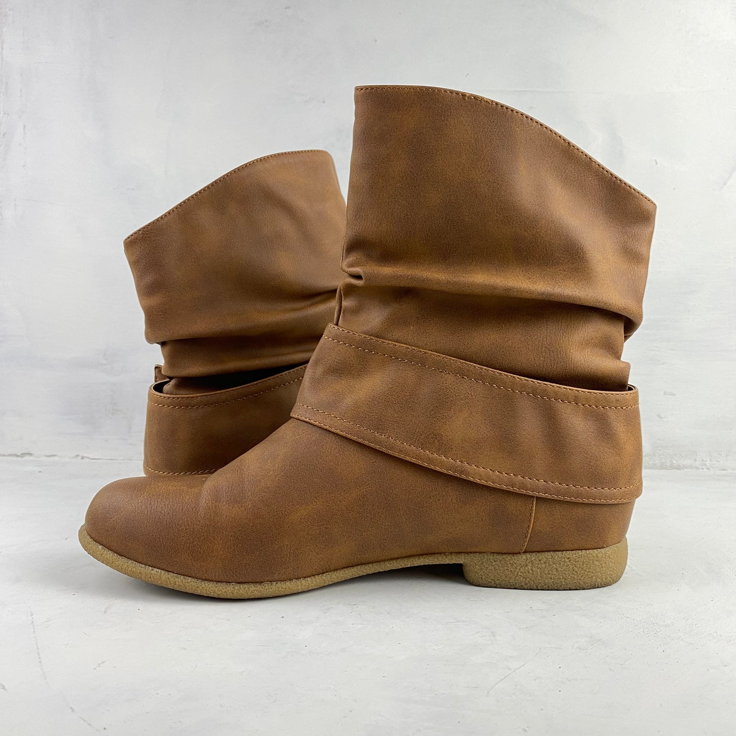 Ladies Brown Ankle Boots Size 40