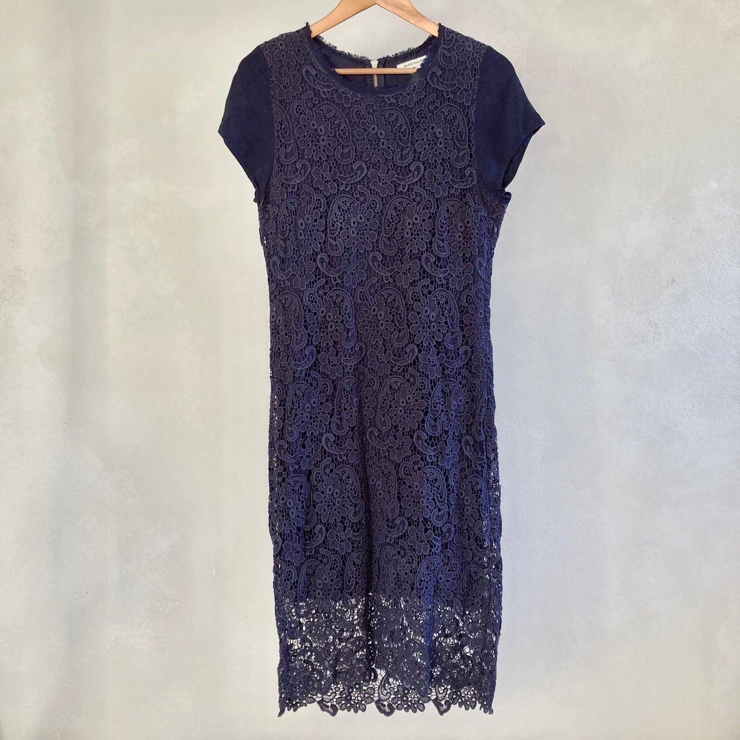 Marie Philipe Womens Lace Dress Size L