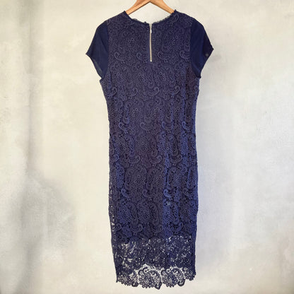 Marie Philipe Womens Lace Dress Size L