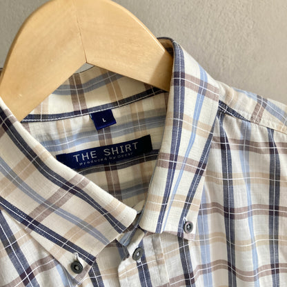 Oscar Mens Short Sleeve Shirt Size L