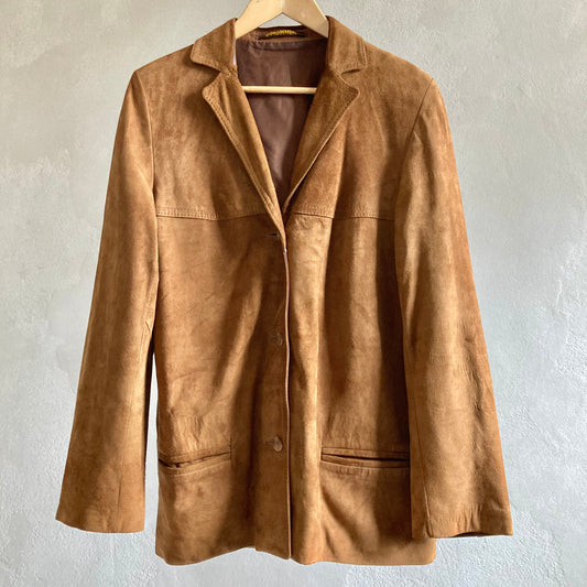 Vintage Womens Suede Jacket Size 44