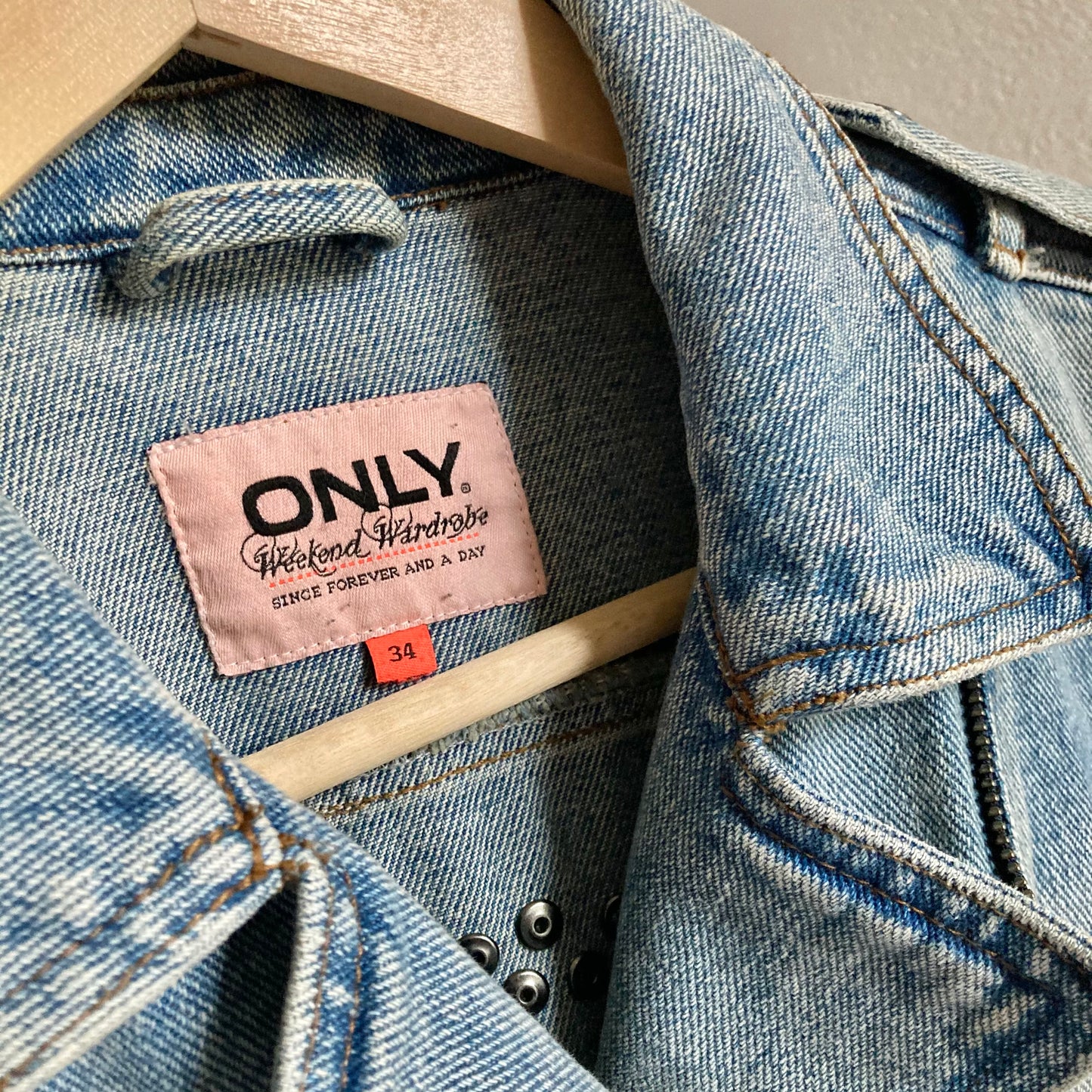 Only Womens Denim Jacket Size 34