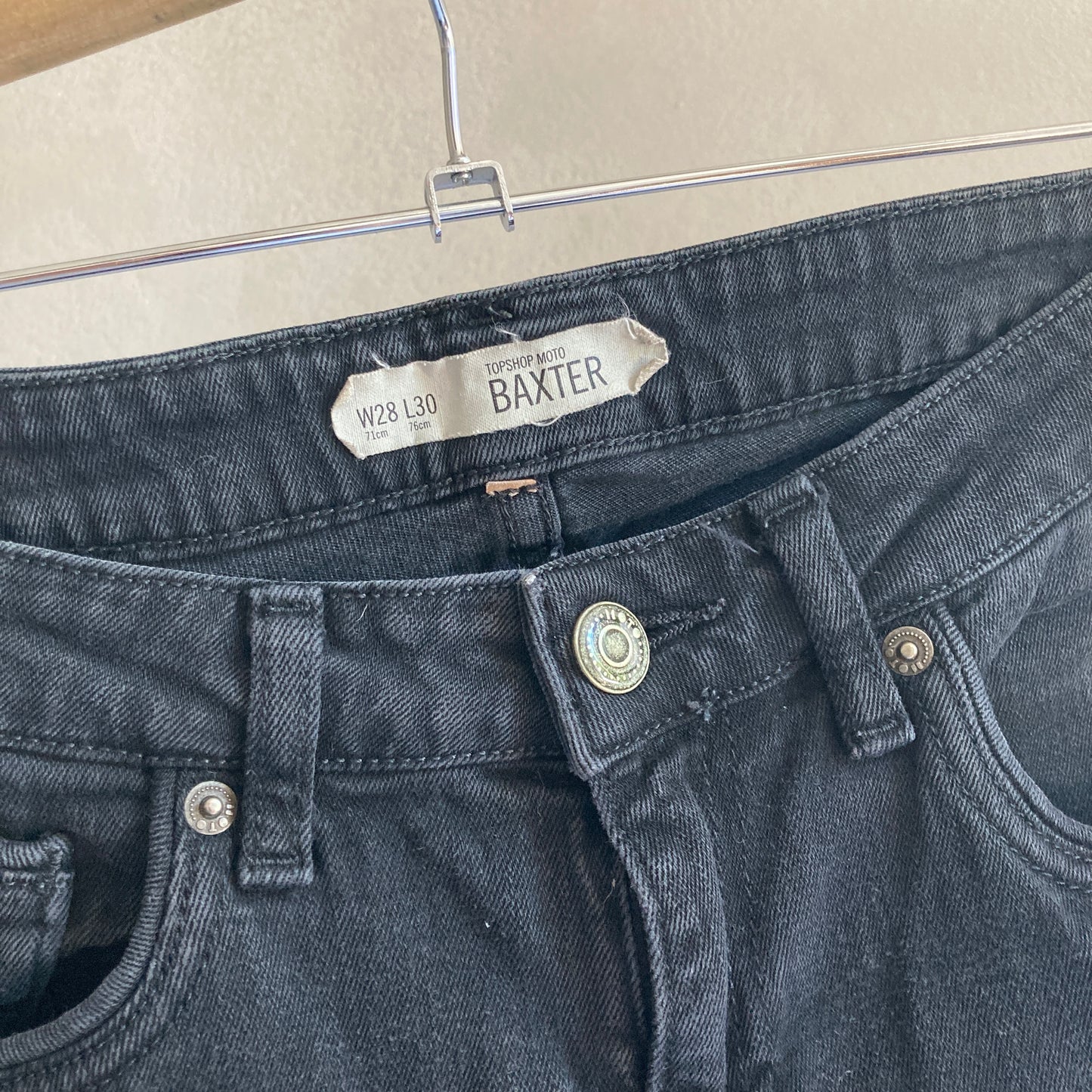 TopShop Womens Baxter Skinny Jeans Size 38