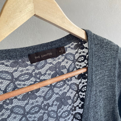 Womens Lace Cardigan Size M