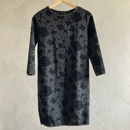 Womens 3/4 Sleeve Black Dress Size L