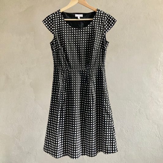 Womens Polkadot Skater Dress Size L