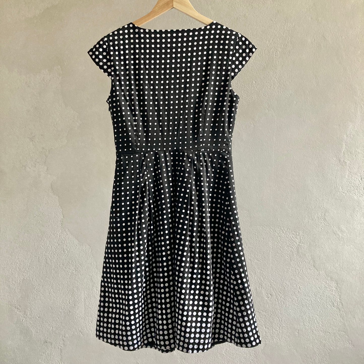 Womens Polkadot Skater Dress Size L