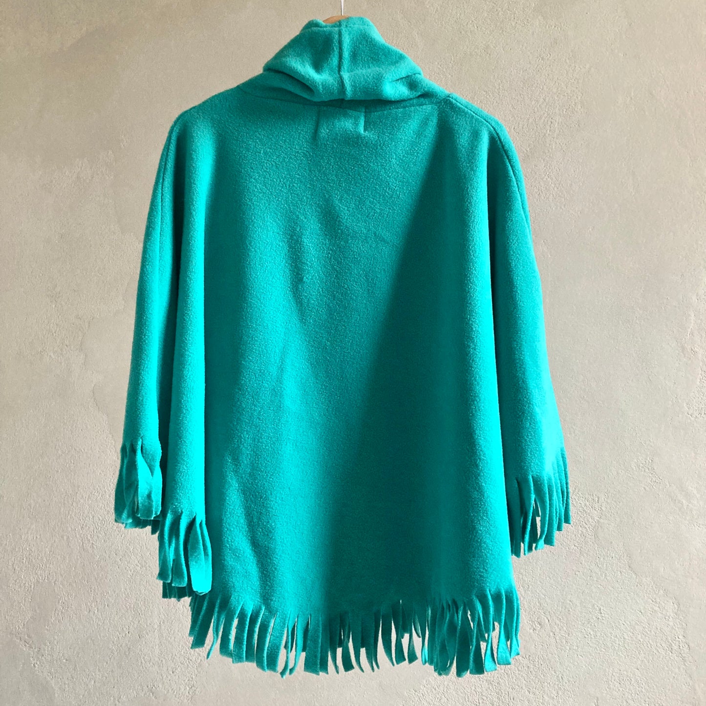 Womens Fleece Poncho Size M