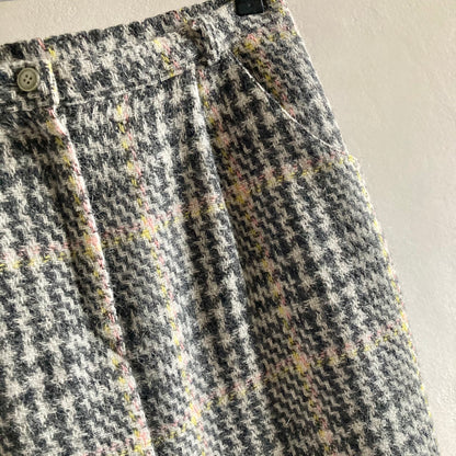 Womens Woollen Mini Skirt Size M