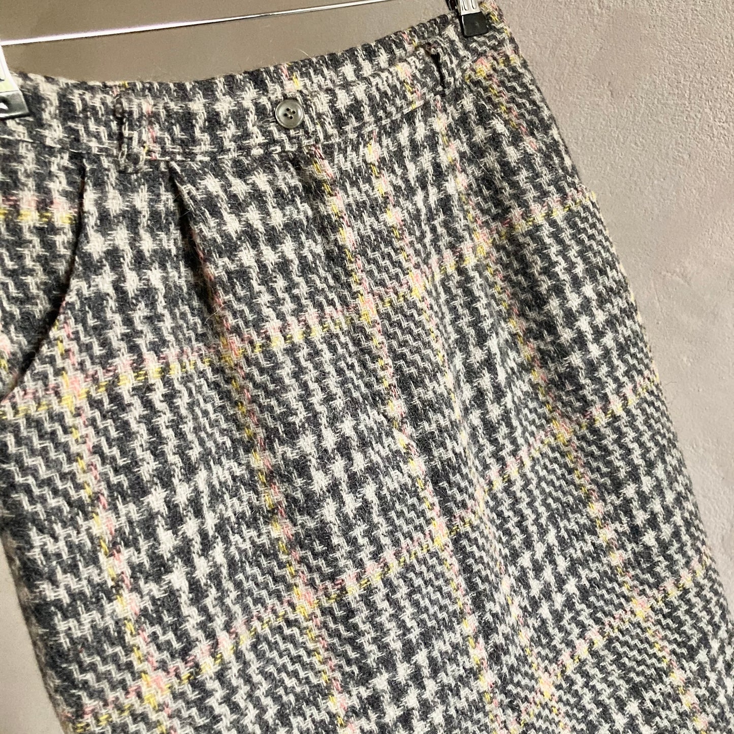 Womens Woollen Mini Skirt Size M