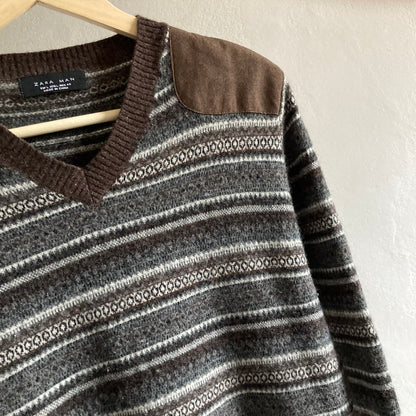 Zara Mens Woollen Pullover Size L