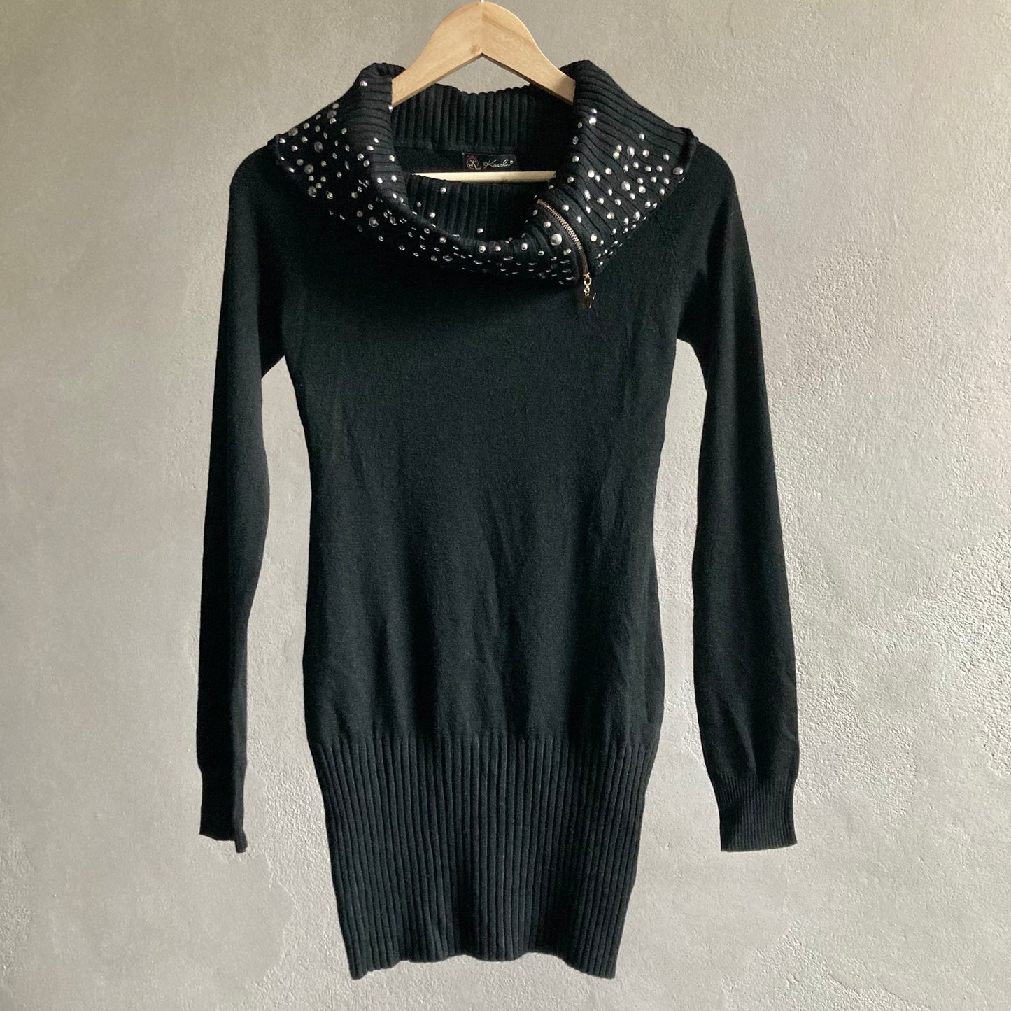 Womens Cowl Neck Tunic, Jumper Size S