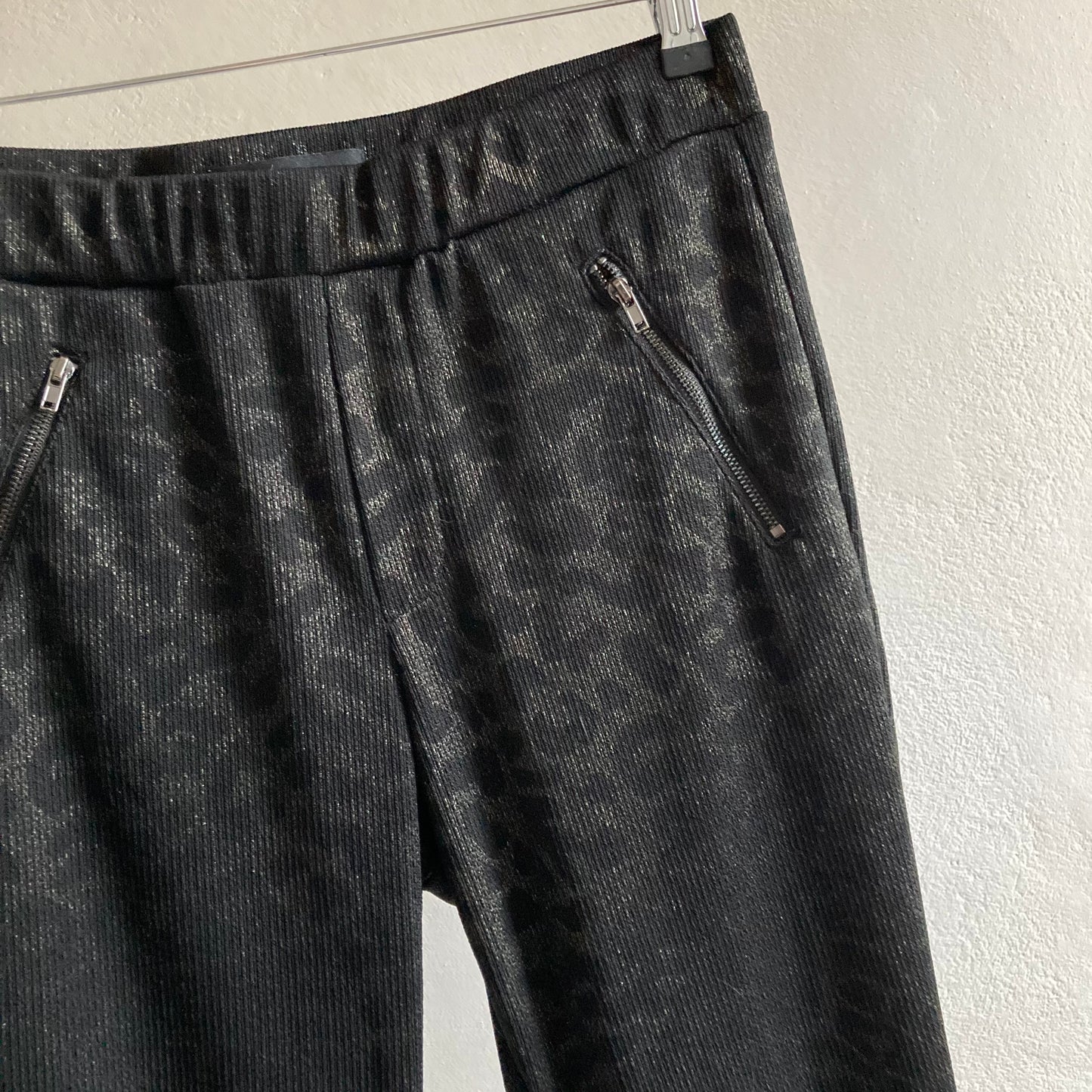 Womens Leopard Print Trousers Size S